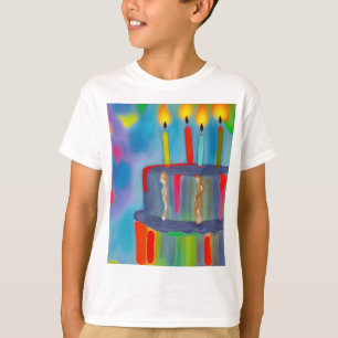 Camiseta Bolo de aniversário