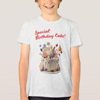 Camiseta Bolo de Aniversário Especial