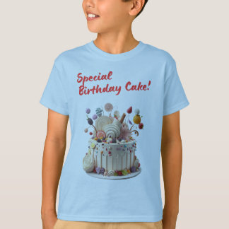Camiseta Bolo de Aniversário Especial