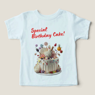 Camiseta Bolo de Aniversário Especial