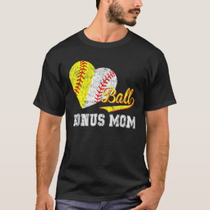 Camiseta Bolo de Bola de Bola de Beisebol Bonus Mãe da Mãe