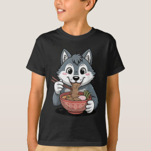 Camiseta Bolo de Cachorro Kawaii, comedor de Roucos, japonê