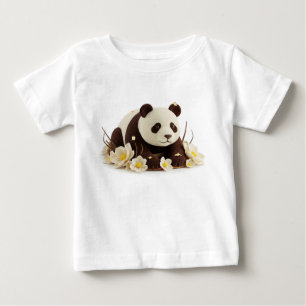 Camiseta Bolo de Celebração Gourmet Temático de Panda de Lu