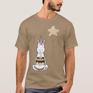 Camiseta Bolo de Chocolate de Festa de aniversário de Unicó