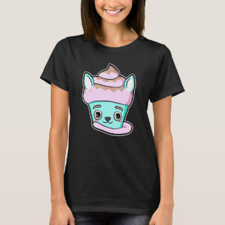 Camiseta Bolo De Copo De Gato Para Gato De Estimação