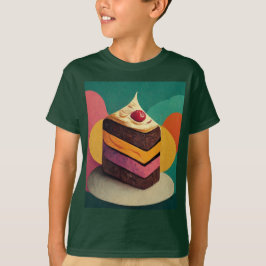 Camiseta Bolo de Crianças Adoráveis e Doces