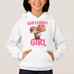Camiseta Bolo de Gnome de Aniversário Menina