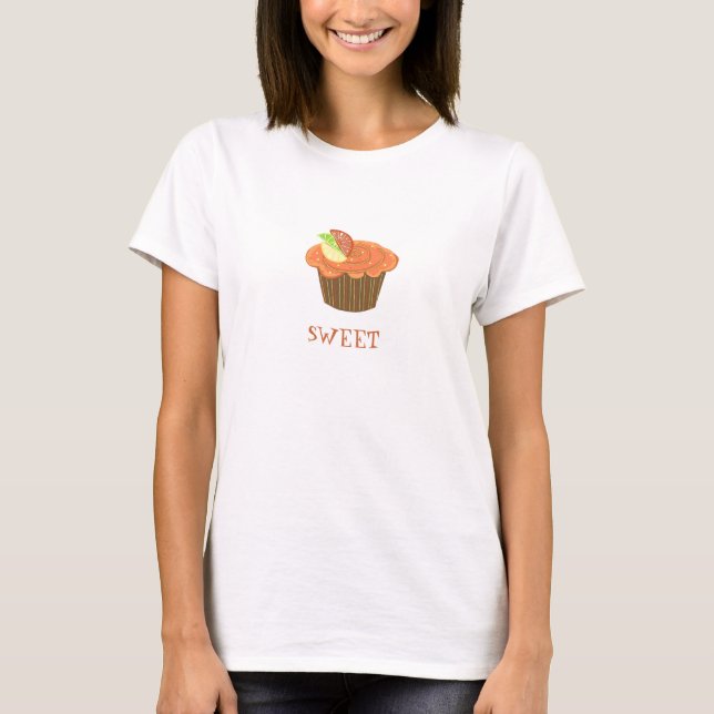 Camiseta Bolo de Laranja com Frutas (Frente)