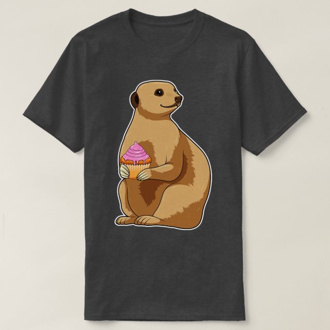 Camiseta Bolo de Meerkat (Frente do Design)