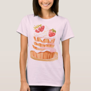 Camiseta Bolo de morango