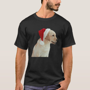 Camiseta Bolo de Natal Amarelo Cachorro Noel Labrador R