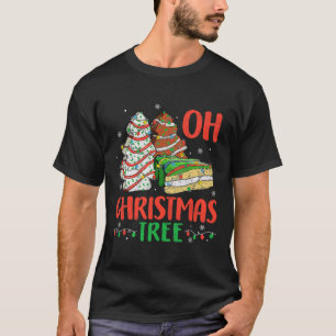 Camiseta Bolo de Natal Groovy Oh Christmas Tree Debbie Beck
