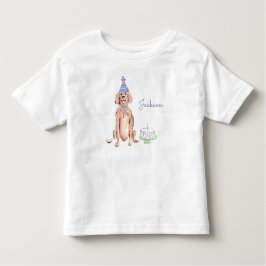 Camiseta Bolo de Ouro de Cachorro Cachorro Cachorro Gelado