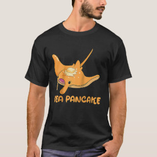 Camiseta Bolo de Panqueca de Peixe Raia Manta Raia Oceano B