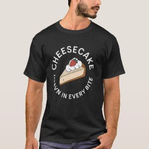 Camiseta Bolo de queijo Padeiro Amante de bolo Doces Assar 