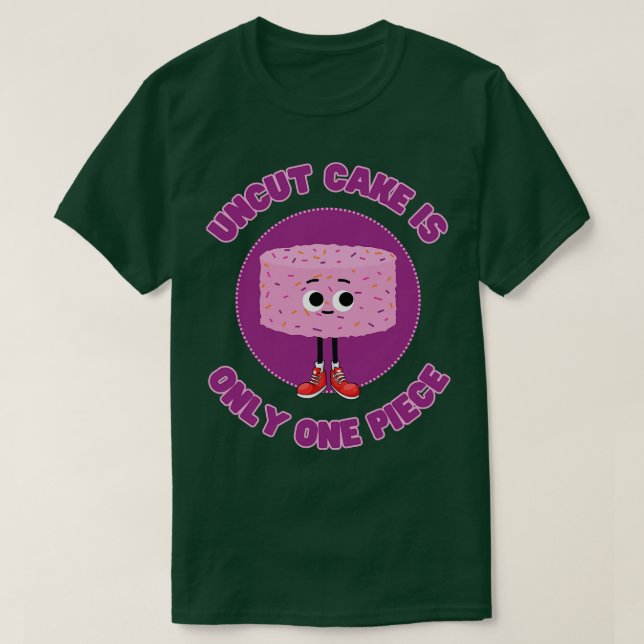Camiseta Bolo É Apenas Uma Peça (Frente do Design)