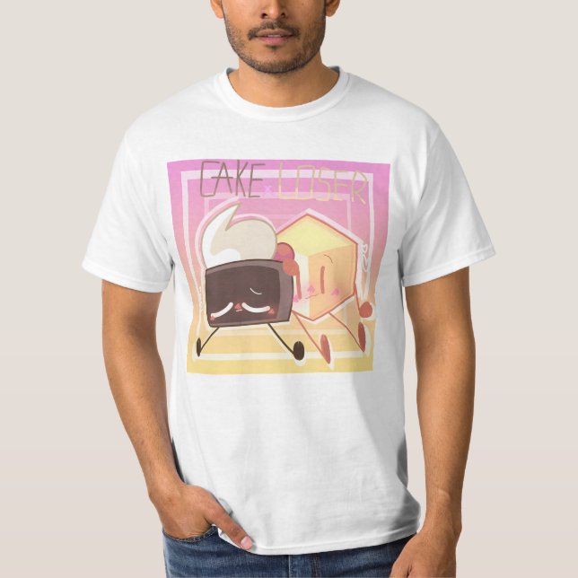 Camiseta Bolo e perdedor - bolo bfb (Frente)
