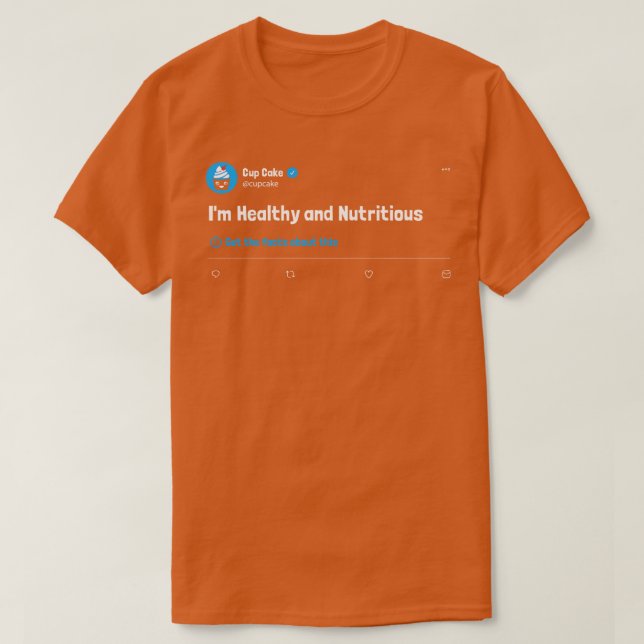 Camiseta Bolo é um Tweet Disputado Mentiroso (Frente do Design)