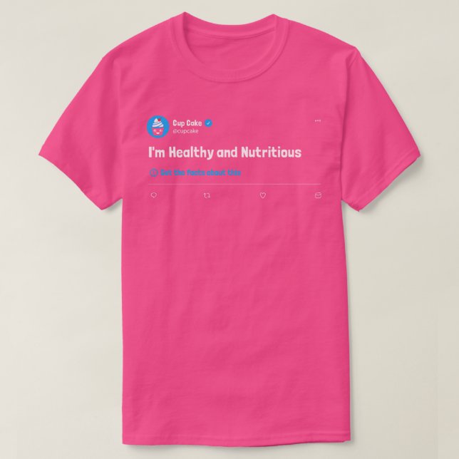 Camiseta Bolo é um Tweet Disputado Mentiroso (Frente do Design)