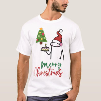 Camiseta Bolo Feliz de Natal