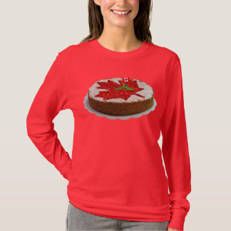 Camiseta Bolo Folha de Cereja Canadiano