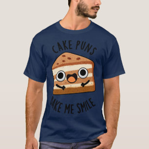 Camiseta Bolo Peitos Assar Me Sorri Comida Engraçado Pun 1