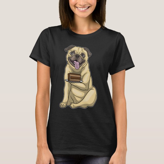 Camiseta Bolo Pug (Frente)