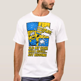 Camiseta Bolo Splat-Minion Engraçado de Aniversário Humoros