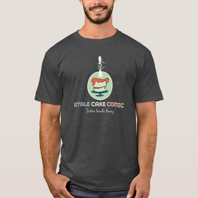 Camiseta Bolo velho cómico (Frente)