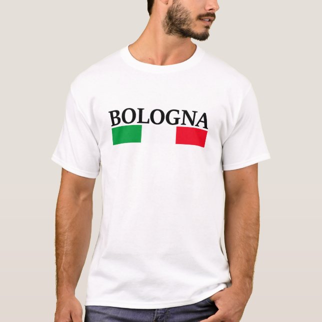 Camiseta Bolonha Itália, eu amo Bolonha (Frente)
