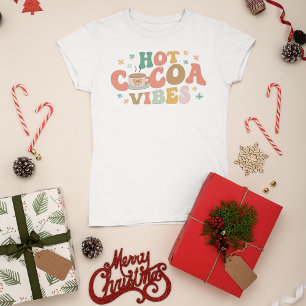 Camiseta Bolor de Cacau Quente Víbias Festivas Inverno