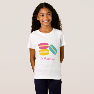 Camiseta Bolos coloridos de macarrão francês