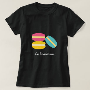 Camiseta Bolos coloridos de macarrão francês