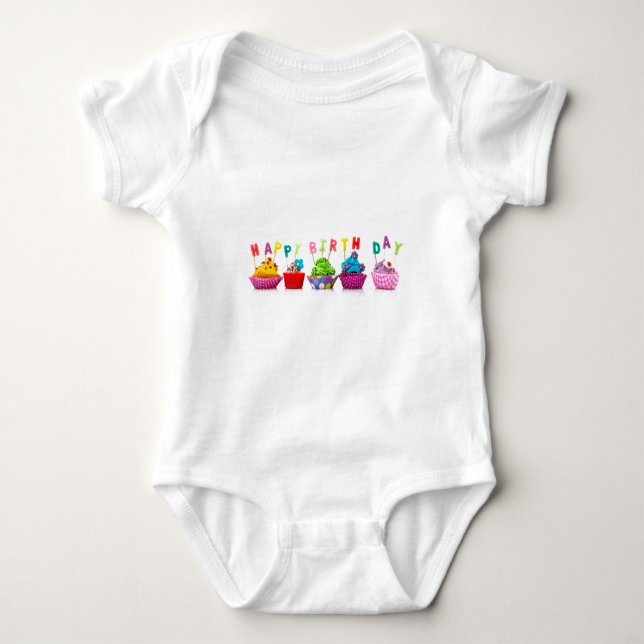 Camiseta Bolos de Aniversário (Frente)