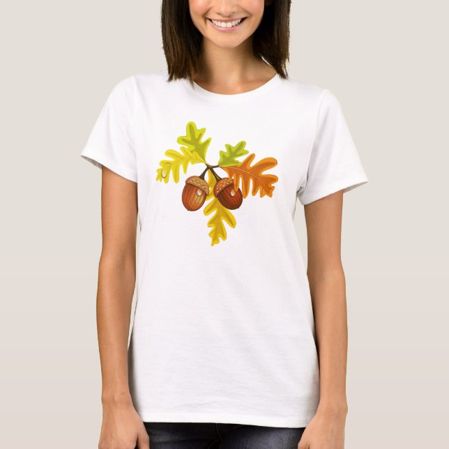 Camiseta Bolotas e Folhas (Frente)