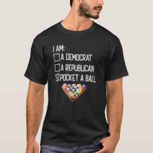 Camiseta Bolsa A Jogador de Piscina de bola Bilhetes de Cue