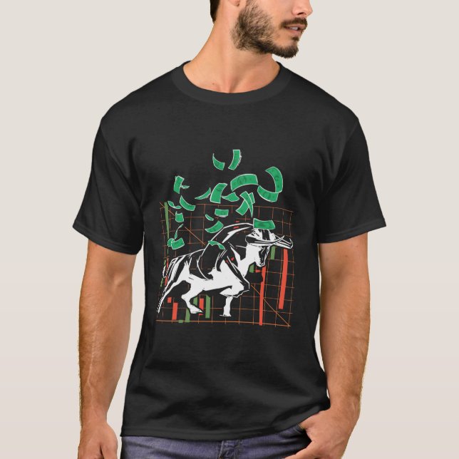 Camiseta Bolsa Bolsa de Valores Titular de Ações Comerciais (Frente)