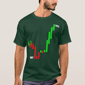 Camiseta Bolsa Comercial de Bolsa de Valores - Gráfico de V