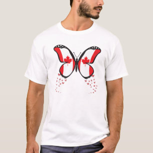 Camiseta Bolsa de Bandeira do Canadá Bonito Presente no Dia