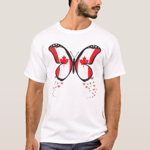 Camiseta Bolsa de Bandeira do Canadá Bonito Presente no Dia
