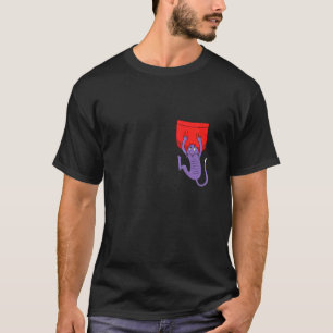 Camiseta Bolsa de Gato Caindo