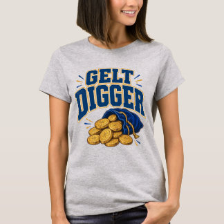 Camiseta Bolsa de Moedas de Chocolate Engraçada do Hanukkah