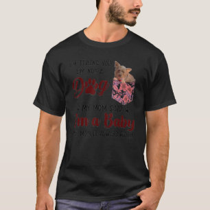 Camiseta Bolsa de Morkie Floral A Mãe Está Sempre Certa