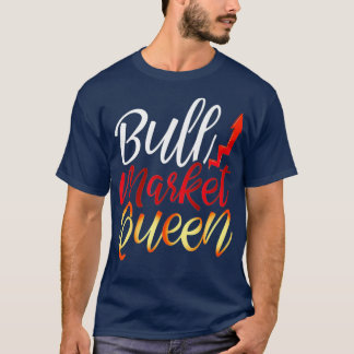 Camiseta Bolsa de mulheres Bull Mercado Rainha de Valores