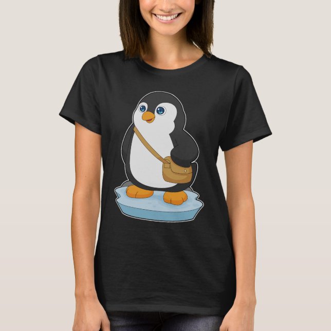 Camiseta Bolsa de ombro de pinguim (Frente)
