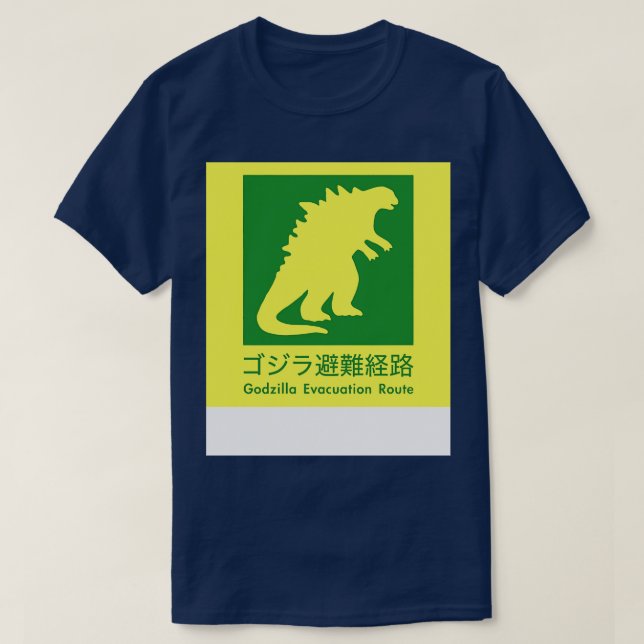 Camiseta Bolsa de rota de evacuação (Frente do Design)