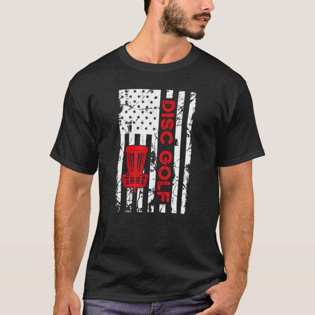 Camiseta Bolsa de Sinalizador de Golfe de Disco (Frente)