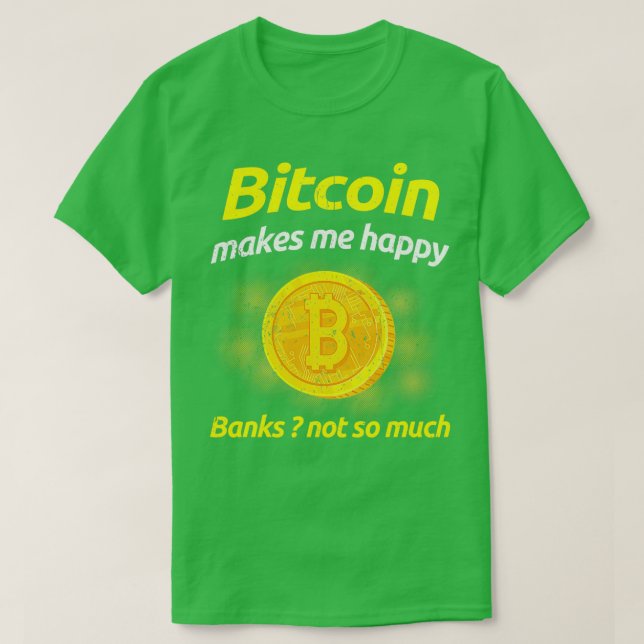 Camiseta Bolsa de Transações de Moedas Cripto-Hodl com Gift (Frente do Design)