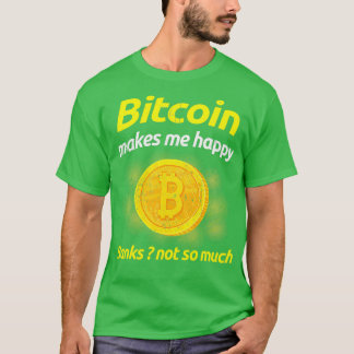 Camiseta Bolsa de Transações de Moedas Cripto-Hodl com Gift