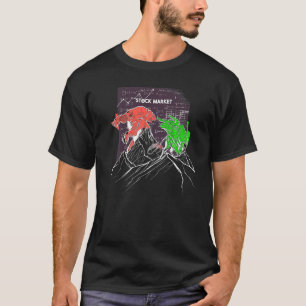 Camiseta Bolsa De Valores Bull Vs Bear Trader Motive For Tr